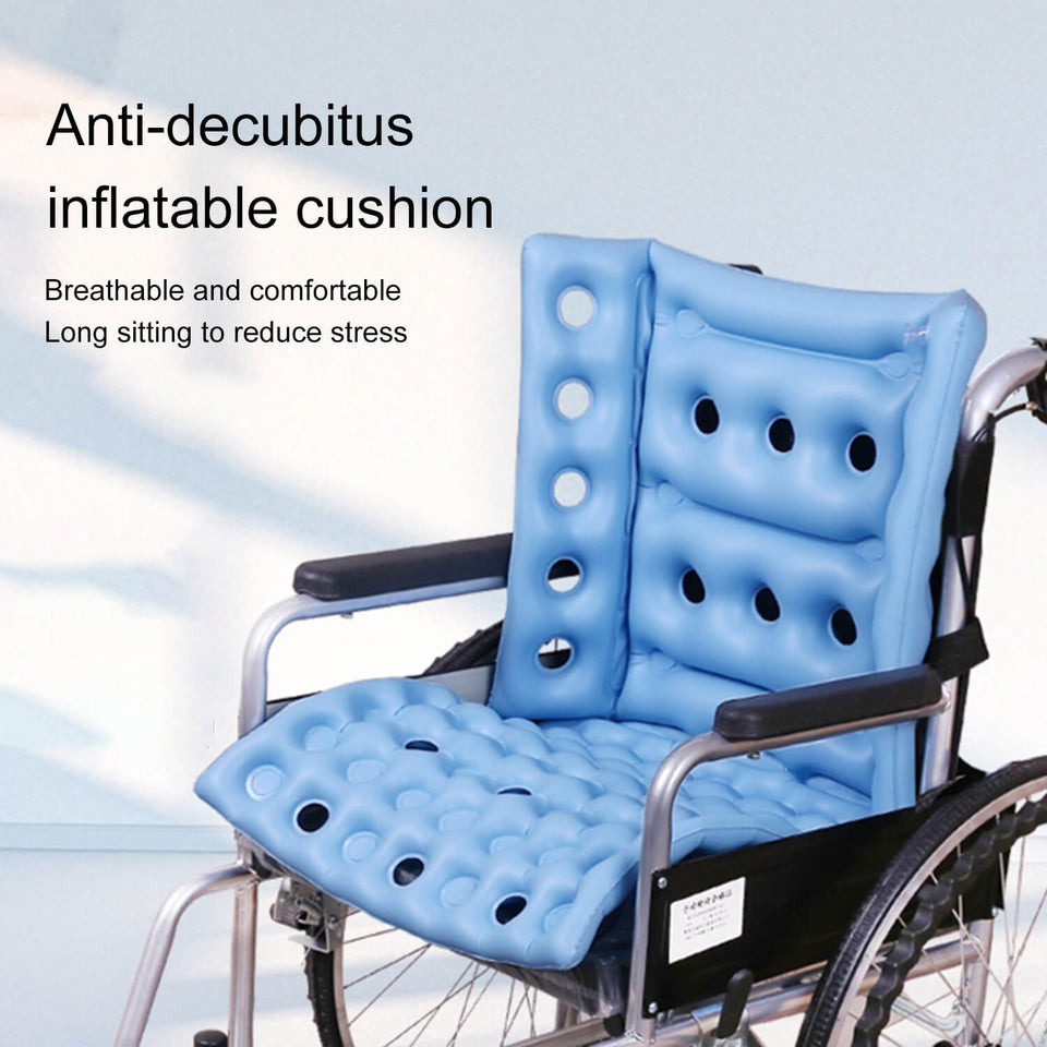 Air Inflatable Seat Cushion for bedsore Wheelchair Adjustable