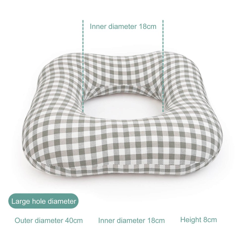 If you suffer from low back pain or sciatica, you will benefit from a well-designed coccyx pad cutout; Donut Pillow Tailbone Hemorrhoid Cushion for decubitus ulcers, and coccyx pain relief.
