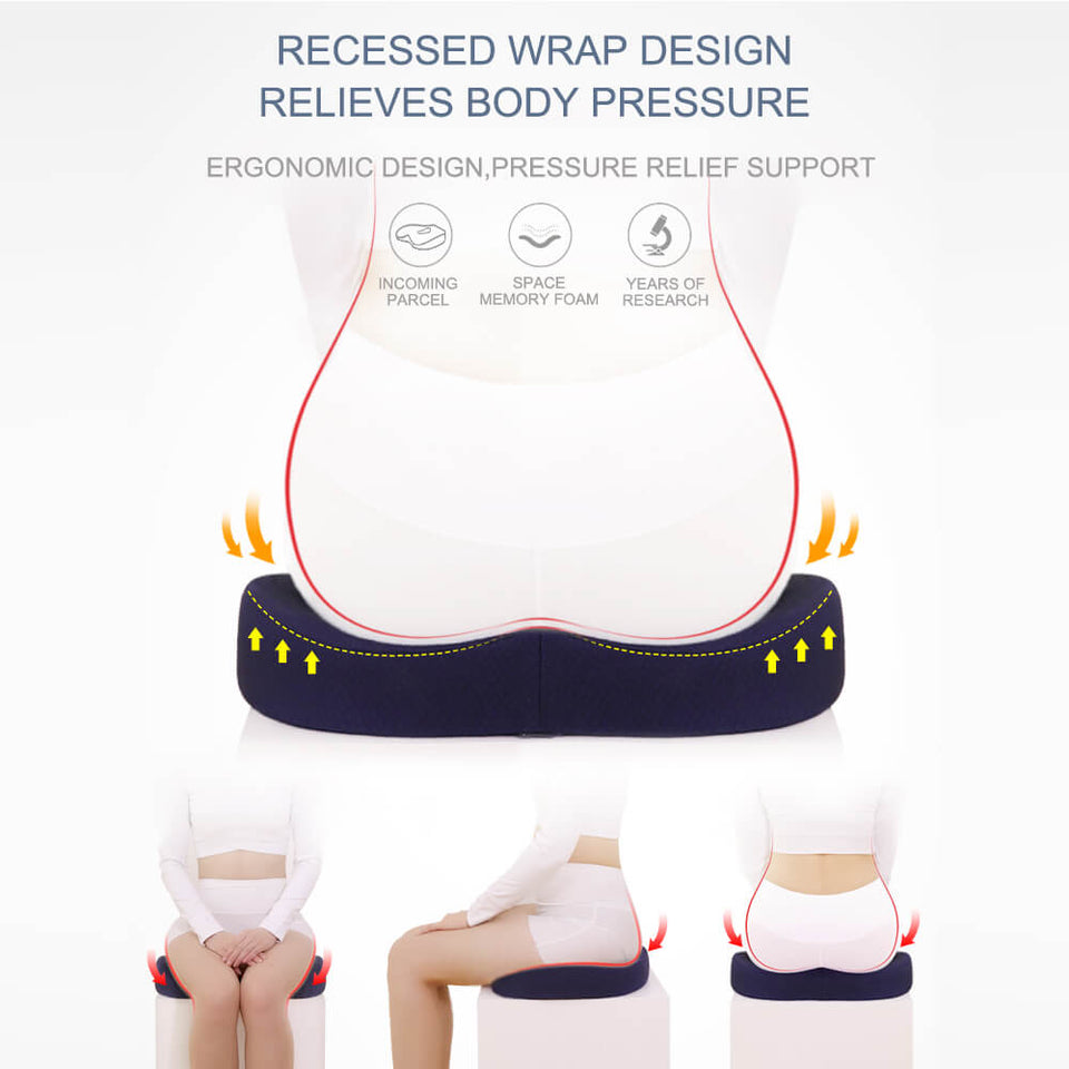 Donut Pillow Tailbone bedsore Cushion Post Natal and Surgery Seat Cush ...