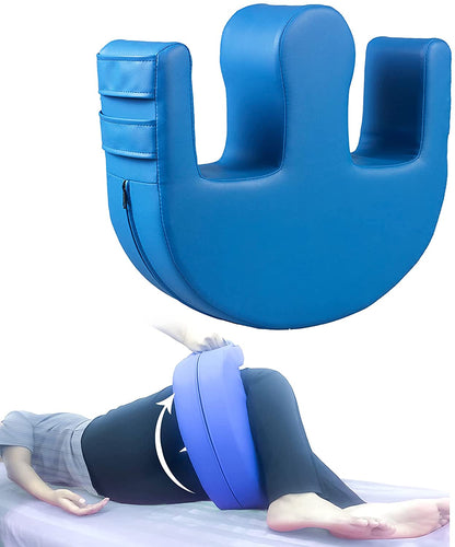 Helishy Inflatable Seat Cushion Anti-Decubitus Wheelchair Cushion, Breathable Backrest Air Cushion Bed Sore Cushion for Pressure Sores Pain Relief 