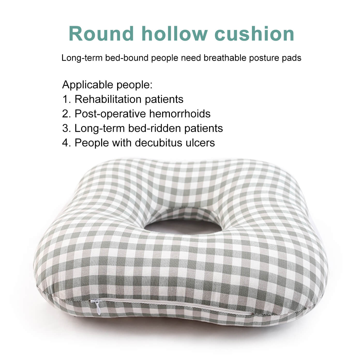 Tailbone Pillow Hemorrhoid Pillow - Pain Relief Hemmoroid Treatment, Bed  Wounds
